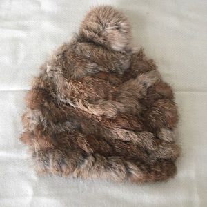 Rabbit fur hat